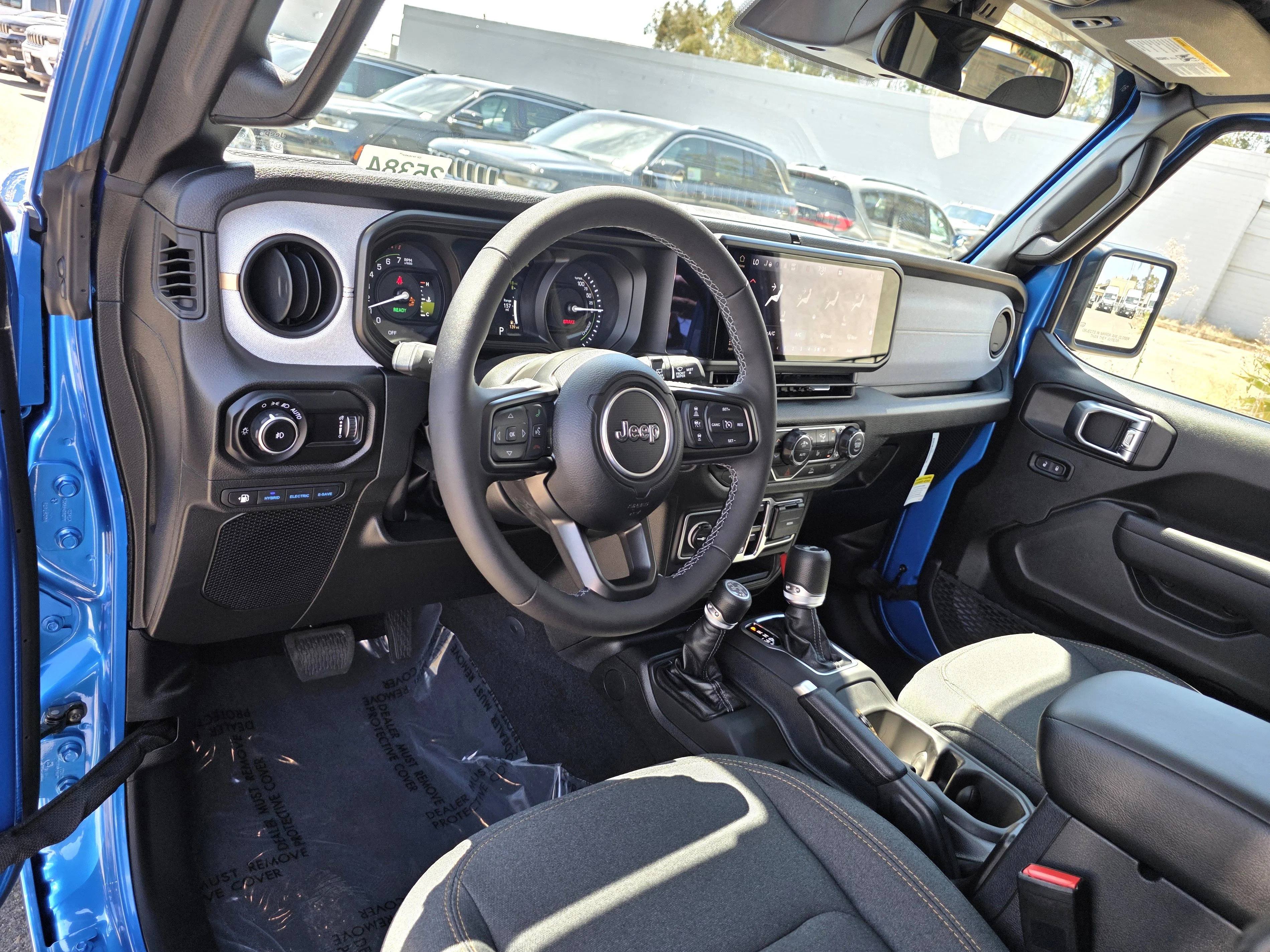 New 2025 Blue Pearl Jeep Sport S 4xe image 9