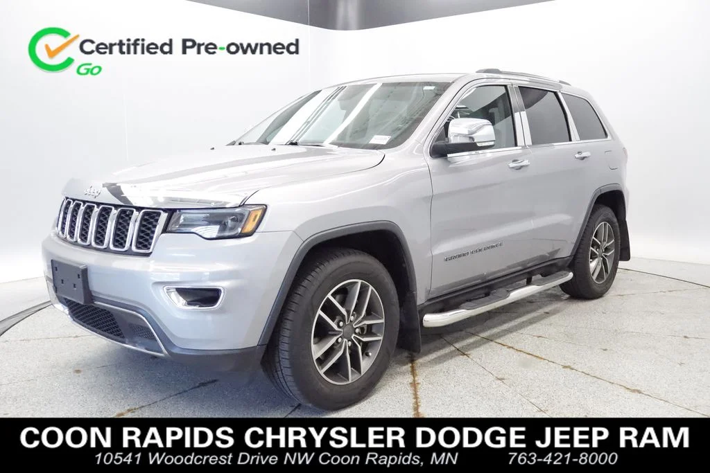 Certified Used 2020 Silver Jeep Limited image 1