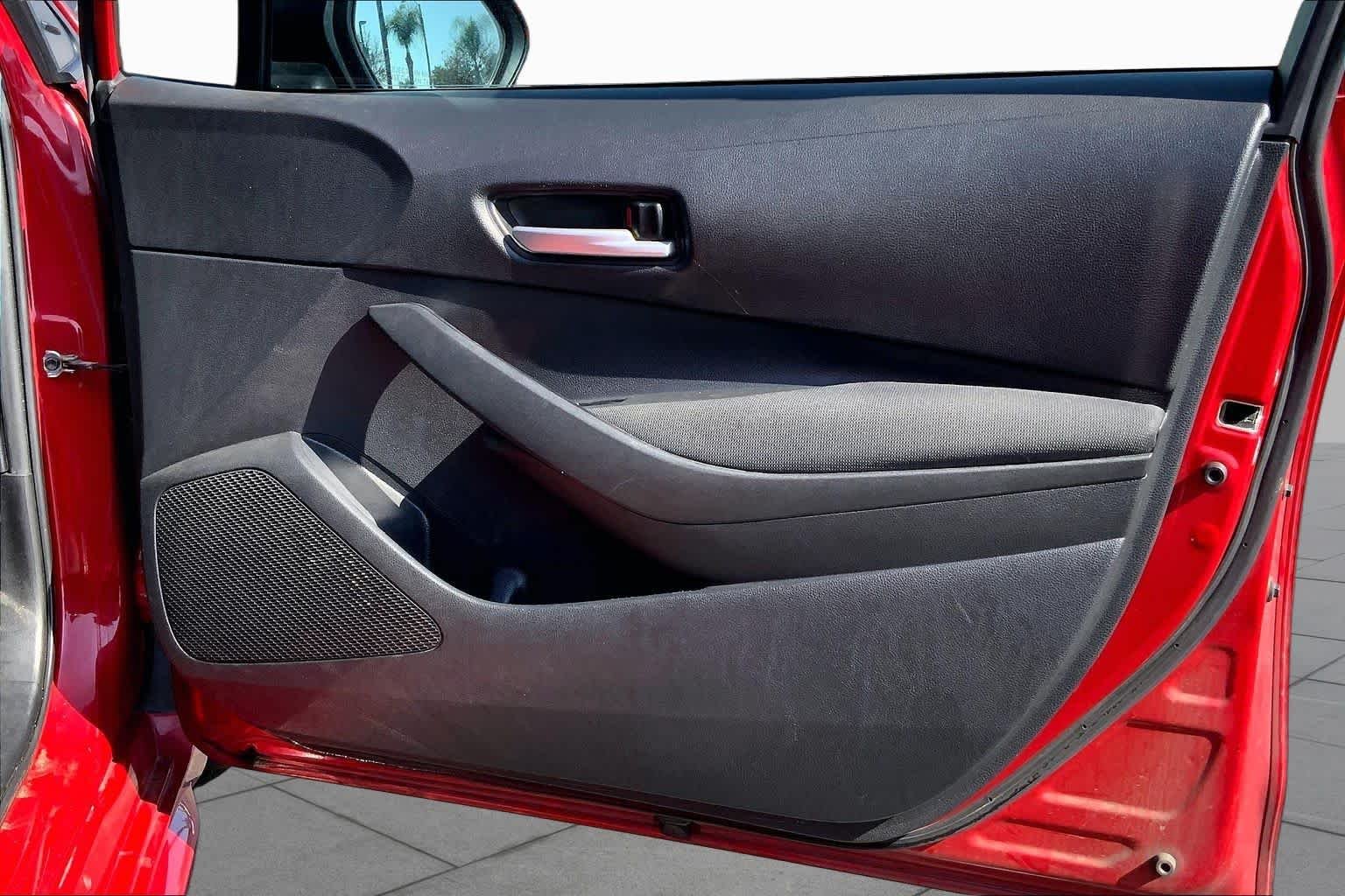 Used 2021 Barcelona Red Metallic Toyota LE image 22