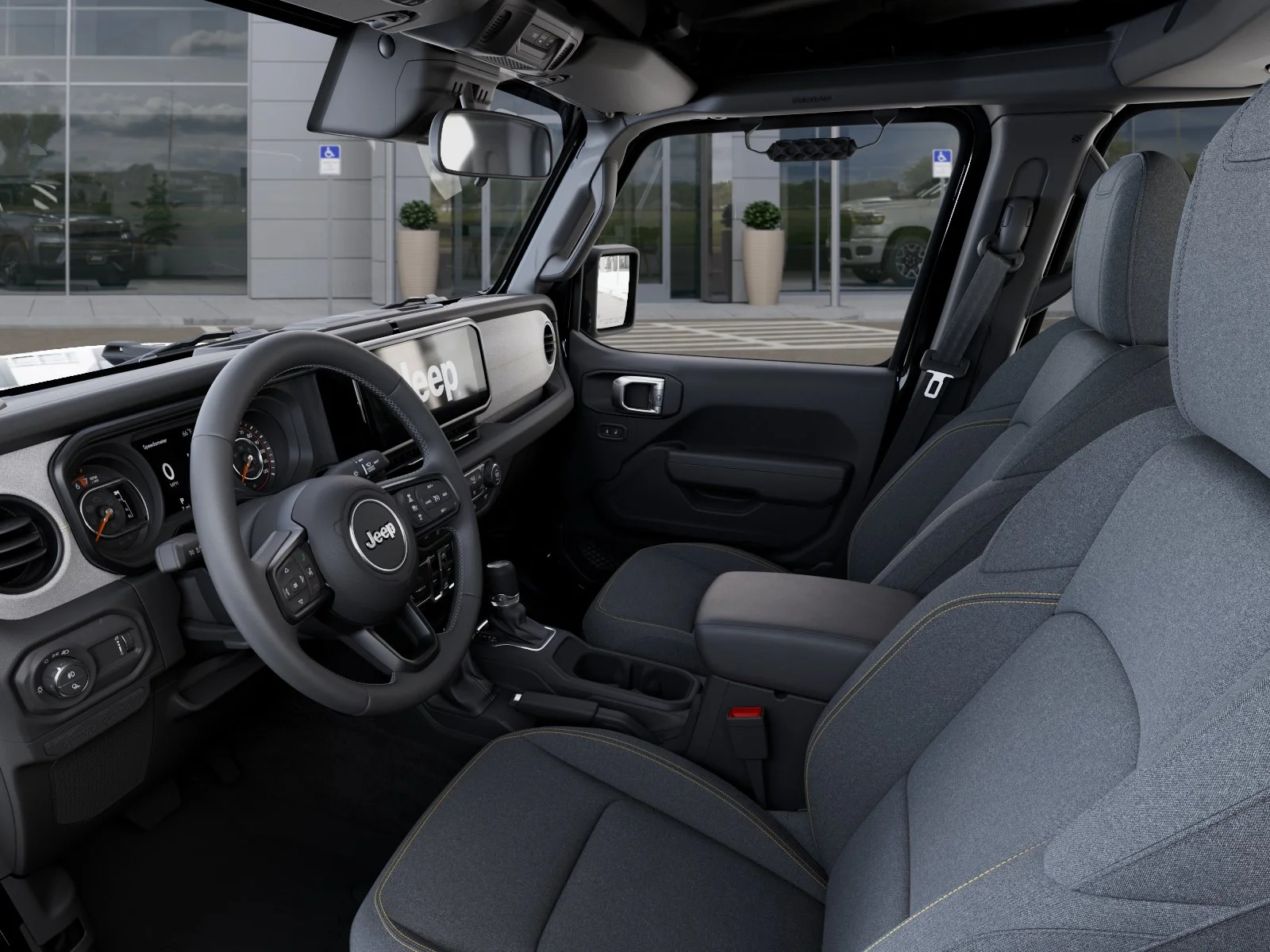 New 2026 Black Clear-Coat Exterior Paint Jeep Sport S image 48