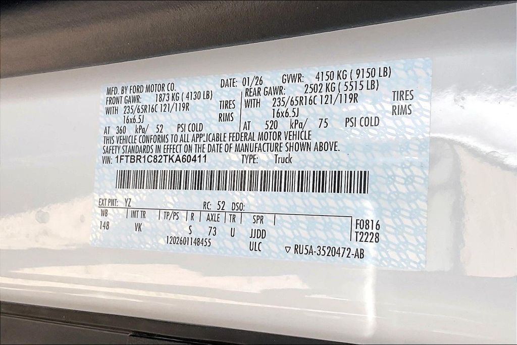 New 2026 Ford Transit-250 Base 3D Cargo Van