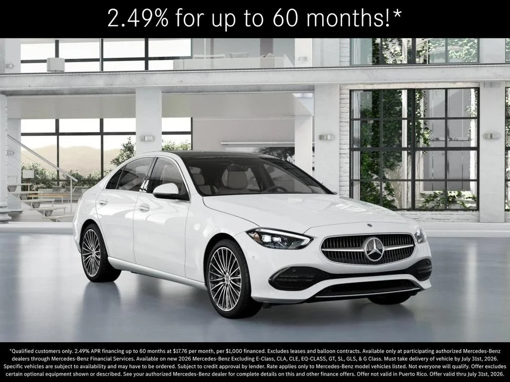 New 2026 Polar White Mercedes-Benz C 300 image 52
