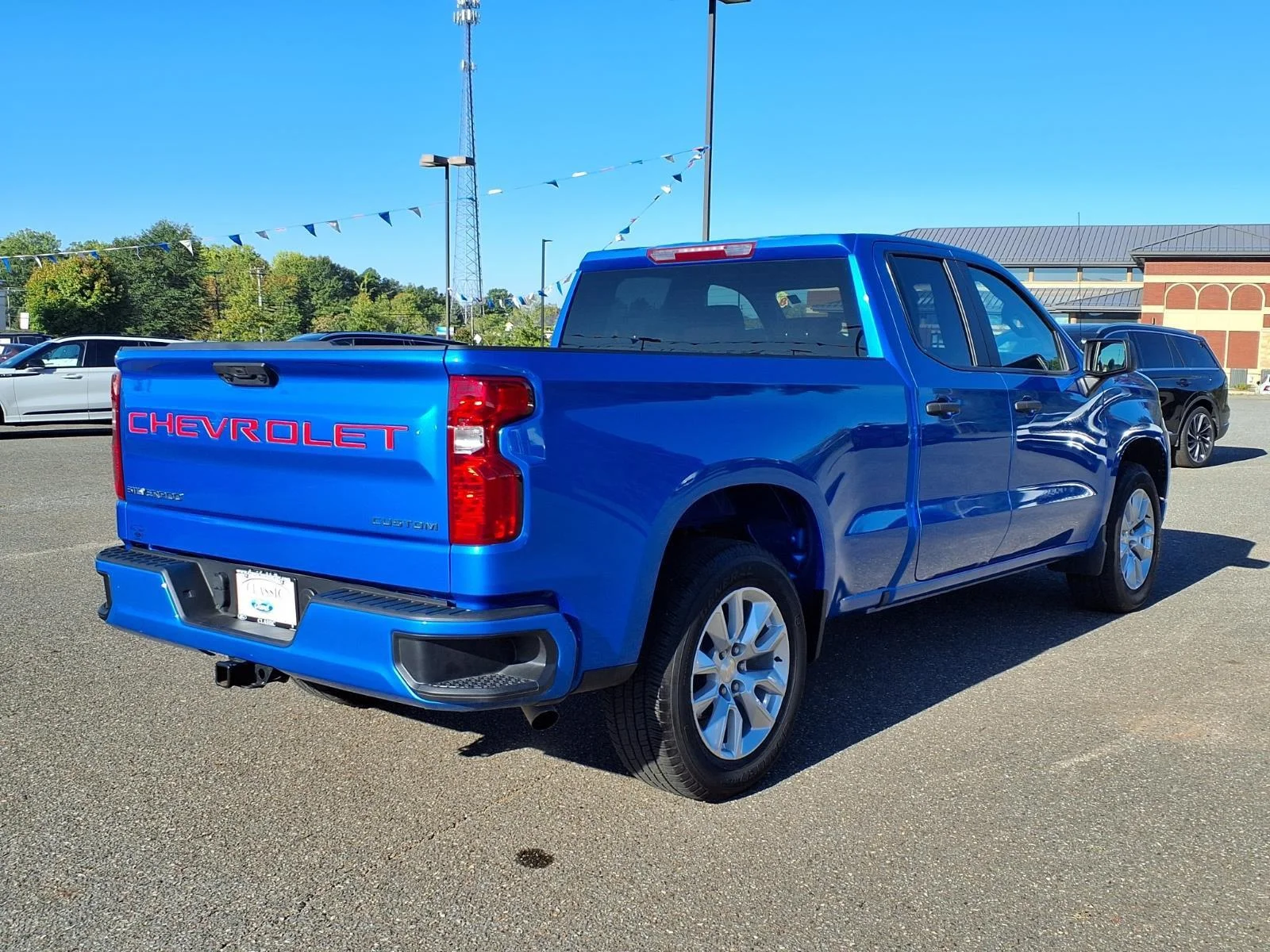 Used 2025 Riptide Blue Metallic Chevrolet Custom image 2