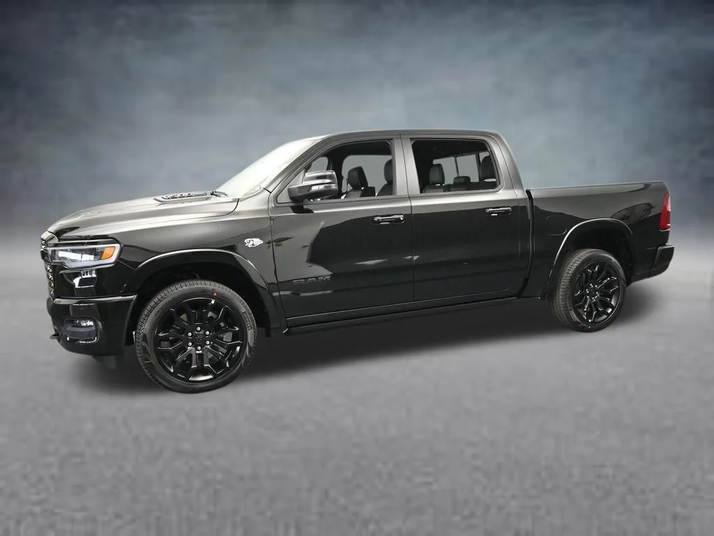 New 2026 Diamond Black Crystal Pearlcoat RAM Limited image 2