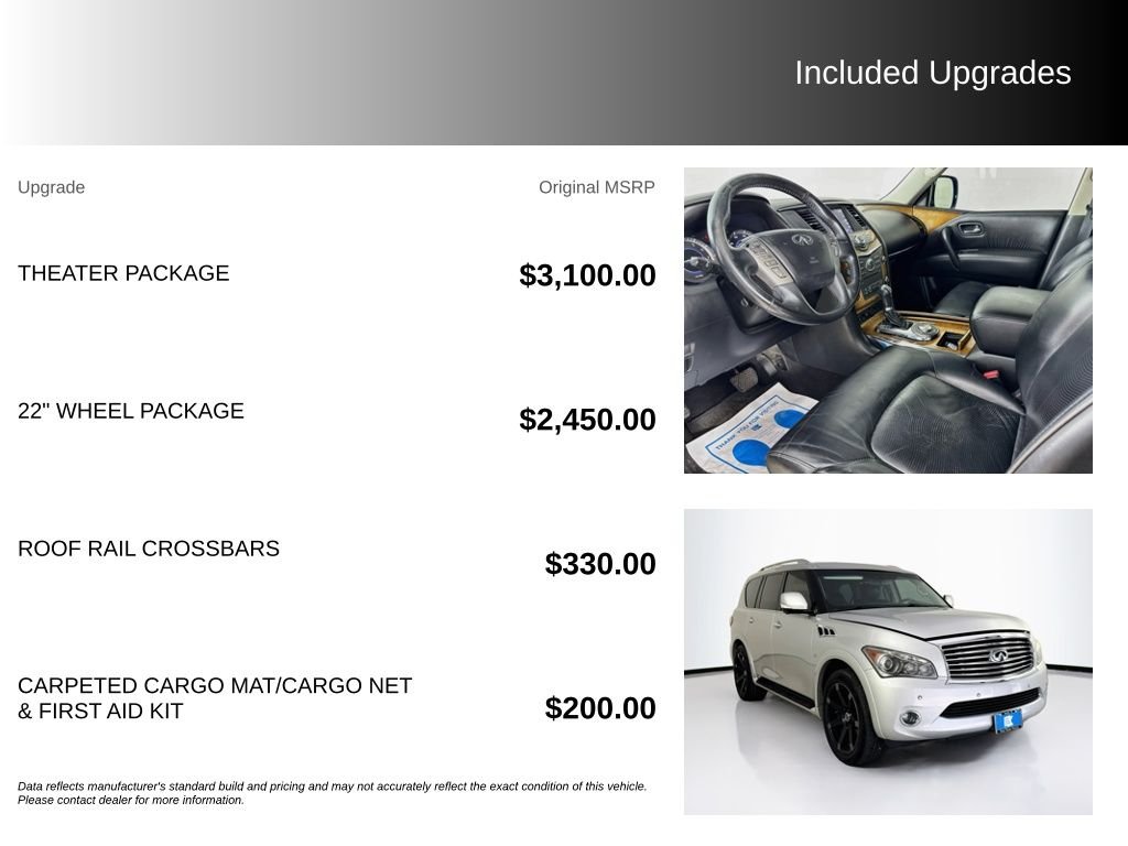 Used 2014 Liquid Platinum INFINITI Base image 5