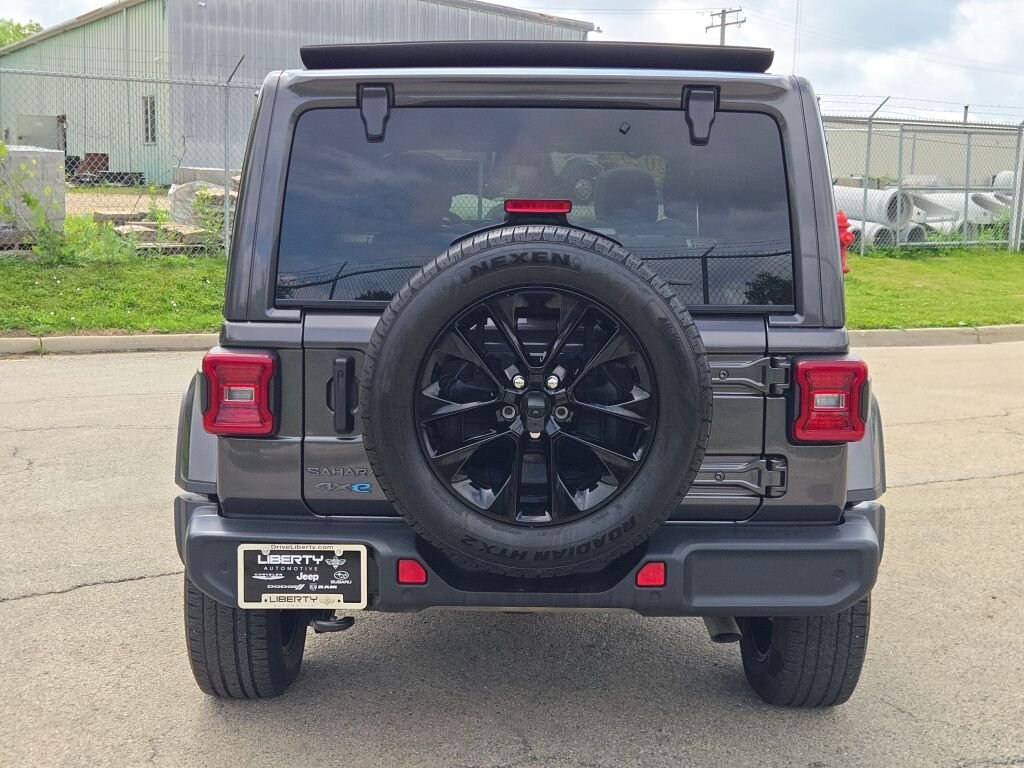 Certified Used 2025 Gray Jeep Sahara 4xe image 12