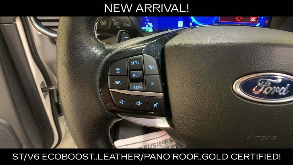 Certified Used 2022 White Metallic Ford ST image 37