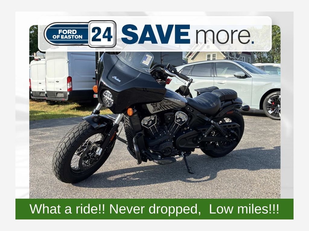 Used 2020 Black Indian Bobber Twenty image 1