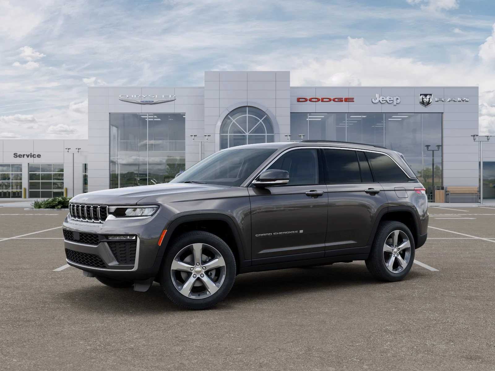 New 2026 Baltic Gray Metallic Clear-Coat Exterior Paint Jeep Limited image 2