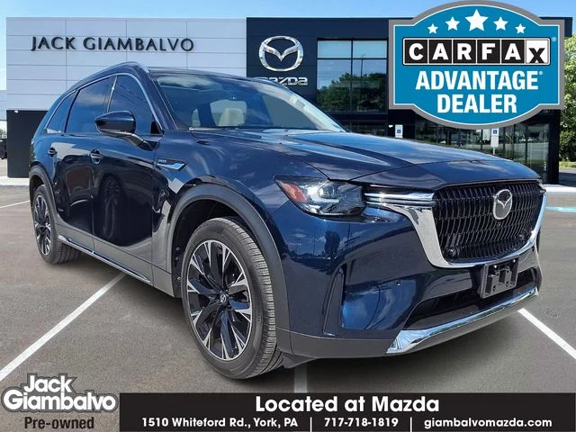 Certified Used 2024 Blue Mazda Premium Plus image 1