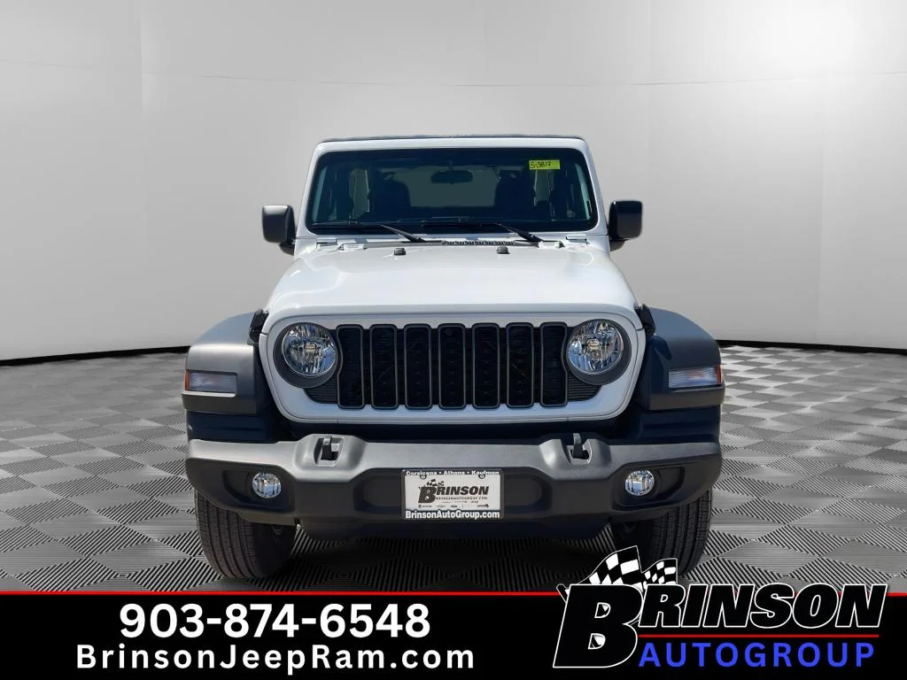 New 2026 Bright White Clear-Coat Exterior Paint Jeep Sport image 2