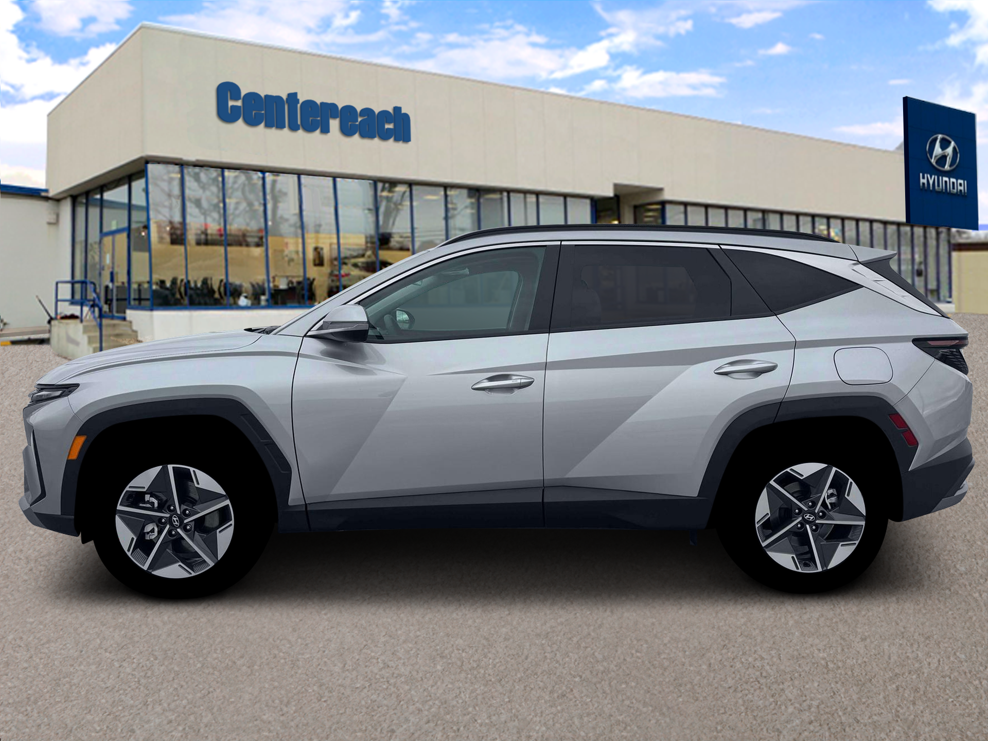 New 2026 Shimmering Silver Hyundai SEL Premium AWD image 3