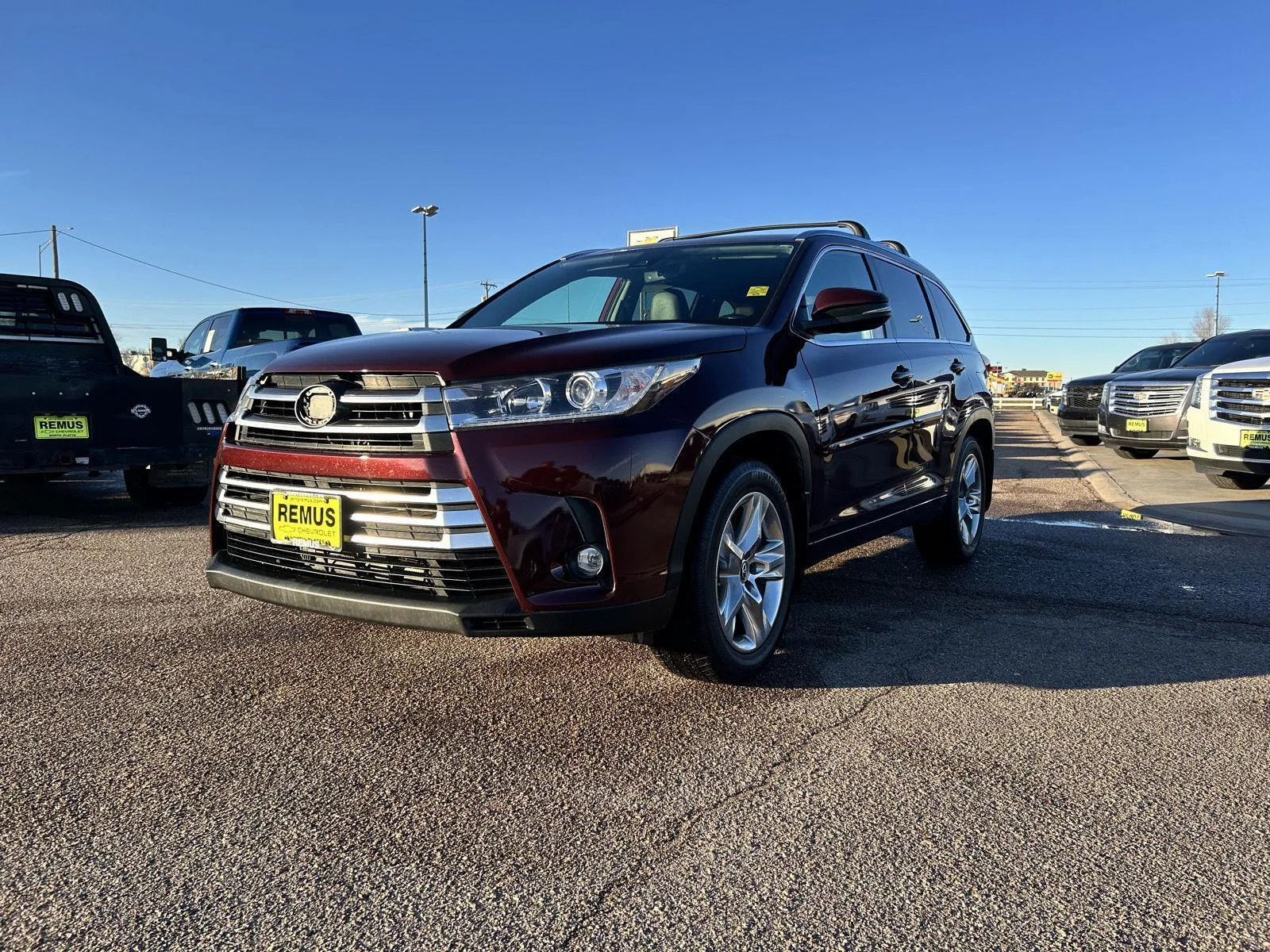Used 2019 Red Toyota Limited image 3