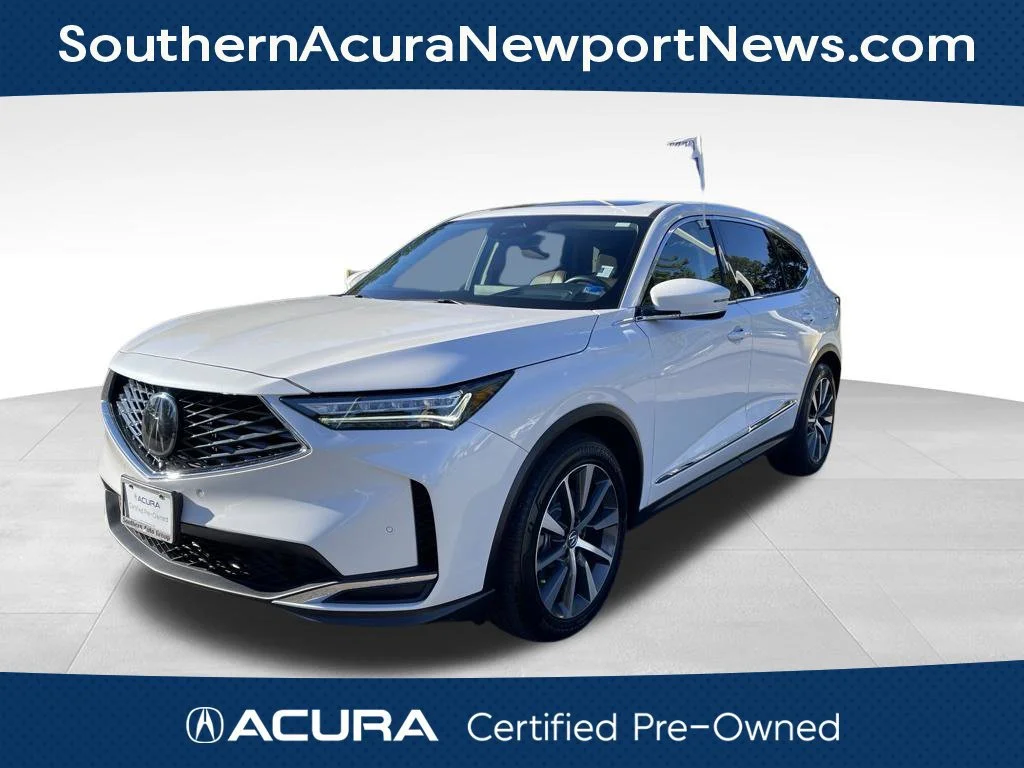 Used 2025 Platinum White Pearl Acura TECH image 25