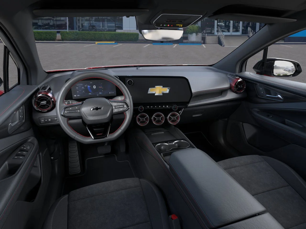 2025 Chevrolet Blazer EV RS Red at Classic Elite Chevrolet Hwy 6
