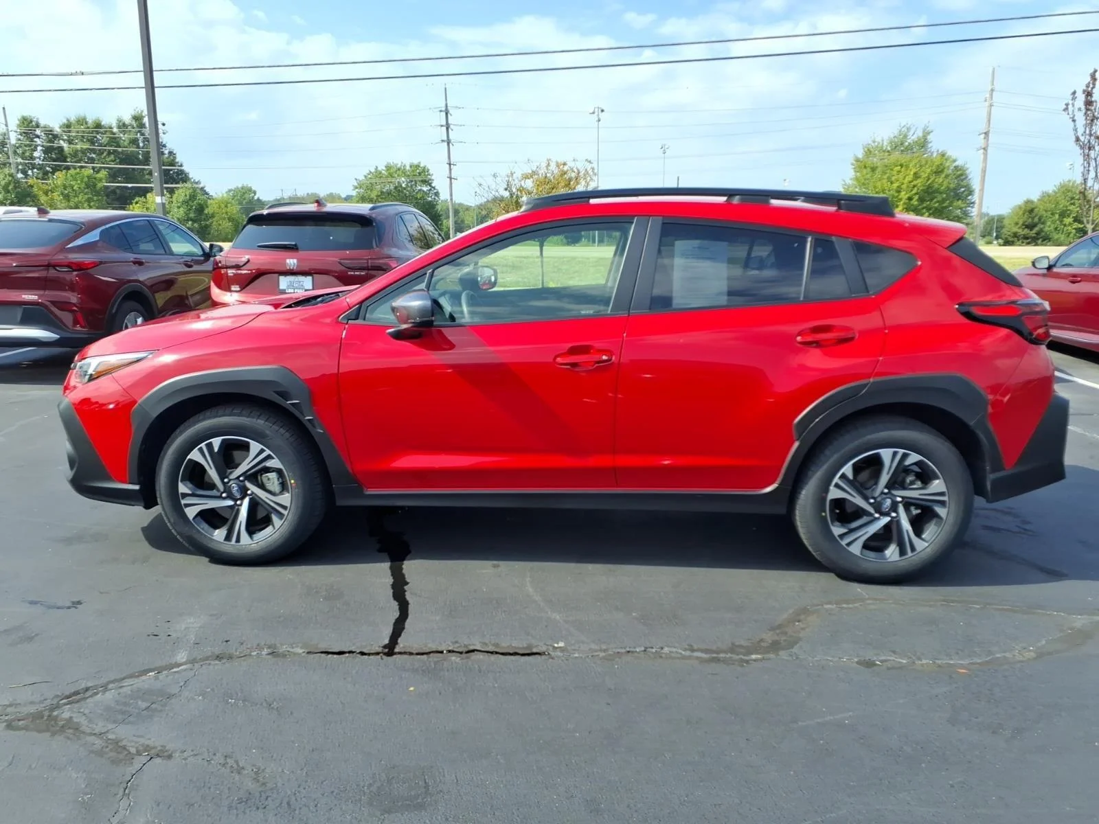 Used 2024 Pure Red Subaru Premium image 4