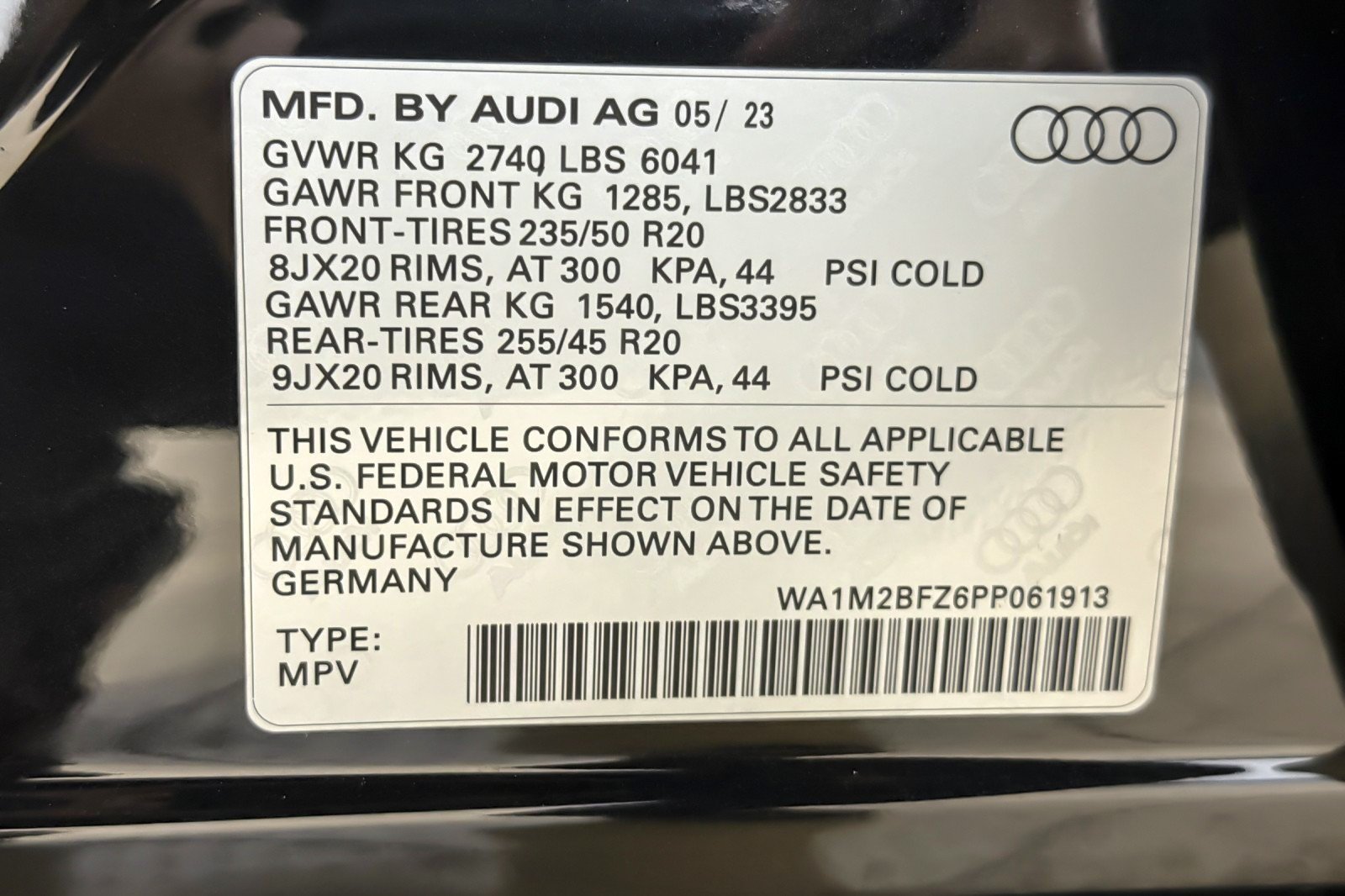 Used 2023 Mythos Black Metallic Audi Prestige 50 quattro image 28