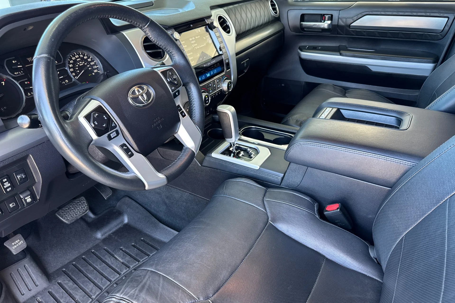 Used 2021 Magnetic Gray Metallic Toyota Platinum CrewMax 5.5