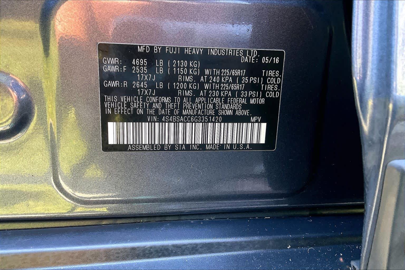 Used 2016 Carbide Gray Metallic Subaru 2.5i Premium image 35