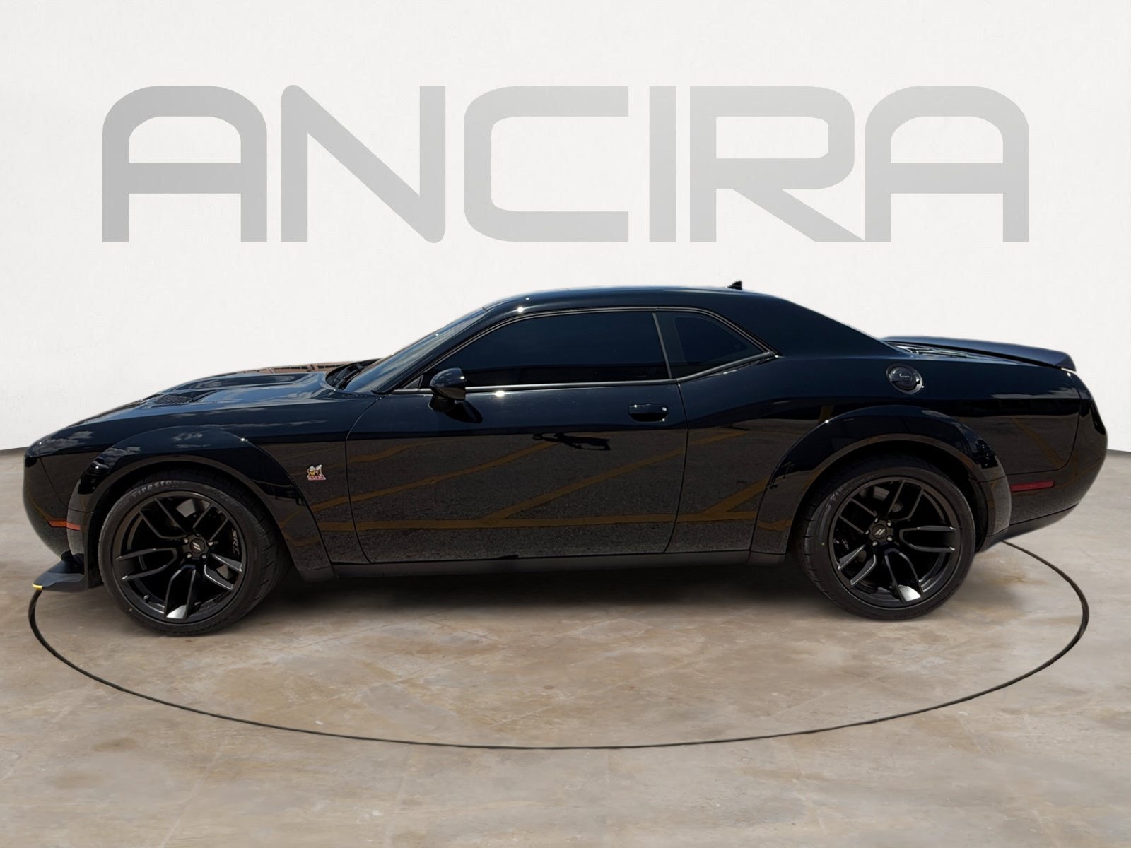 Used 2023 Pitch Black Clearcoat Dodge R/T Scat Pack Widebody image 7