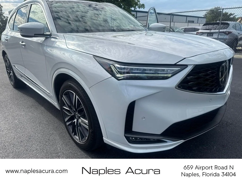 Used 2025 White Acura Advance Package image 1