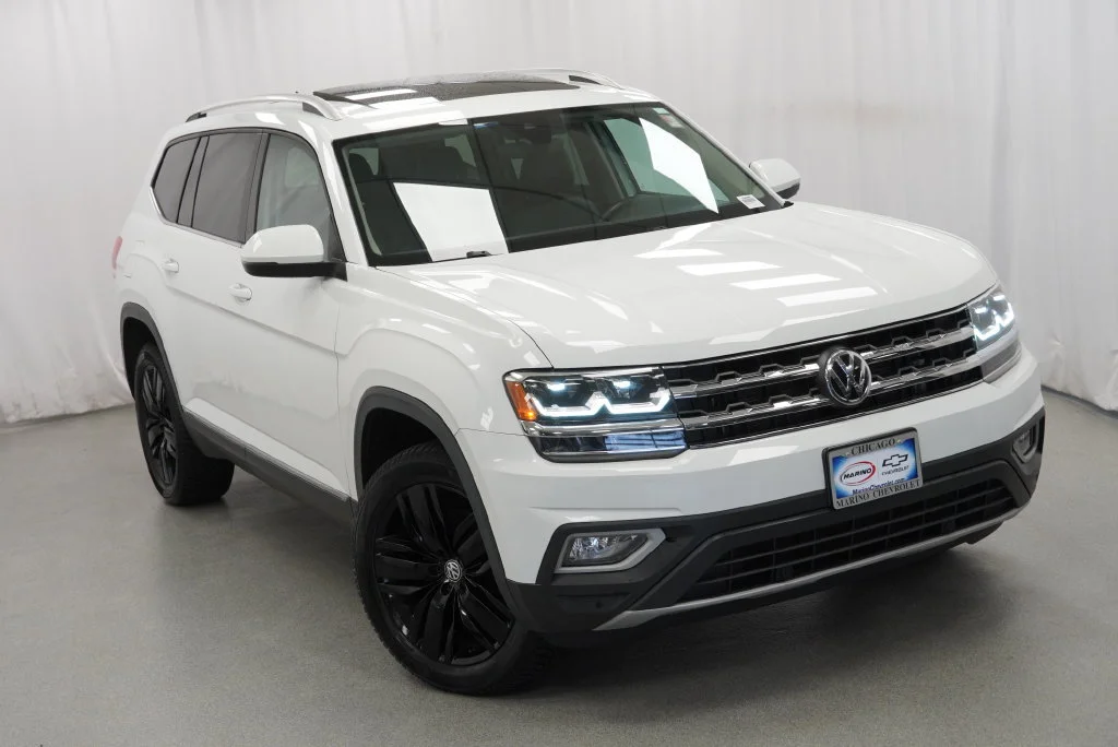Used 2019 White Volkswagen 3.6L V6 SEL image 41