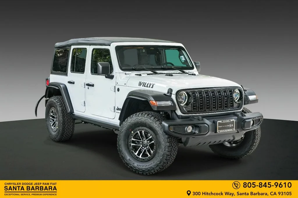 New 2026 Bright White Clear-Coat Exterior Paint Jeep Willys image 1