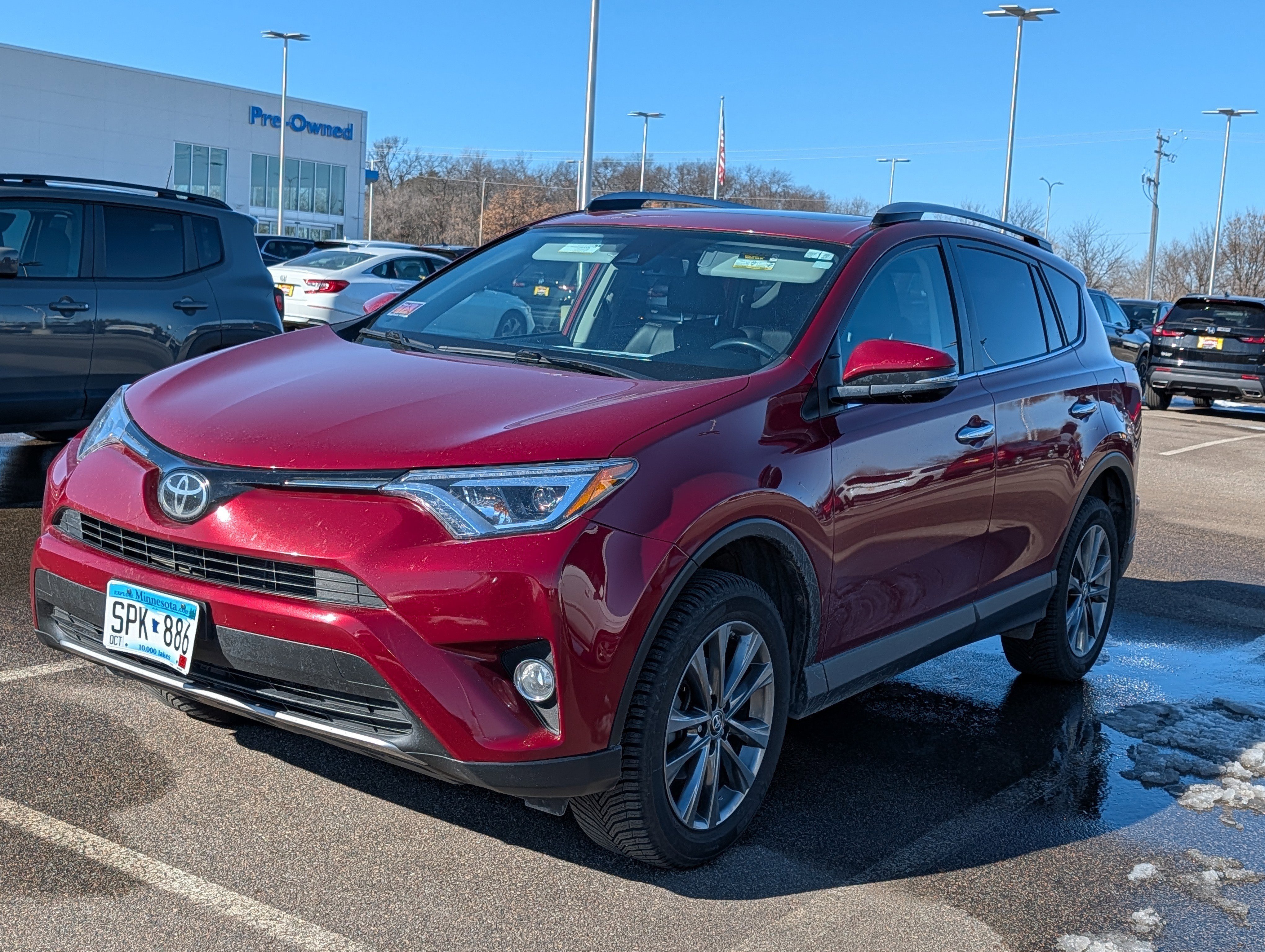 Used 2018 Toyota RAV4 Limited with VIN JTMDFREV2JD246454 for sale in Waite Park, Minnesota