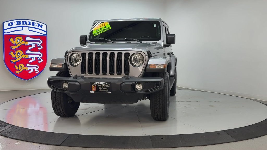 Used 2021 Billet Silver Metallic Jeep Unlimited Sahara Altitude image 9