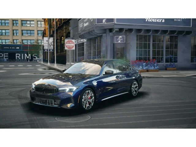 New 2026 Tanzanite Blue II Metallic BMW 330i image 1