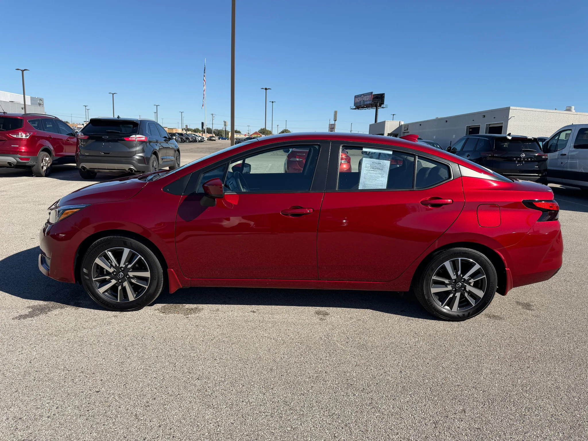 Used 2025 Scarlet Ember Tintcoat Nissan SV image 2