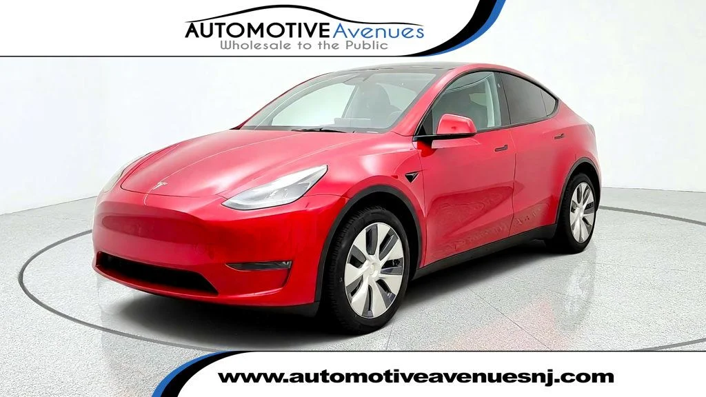 Used 2023 Red Multi-Coat Tesla AWD *Ltd Avail* image 1