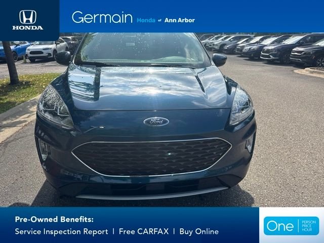 Used 2020 Green Metallic Ford SEL image 2
