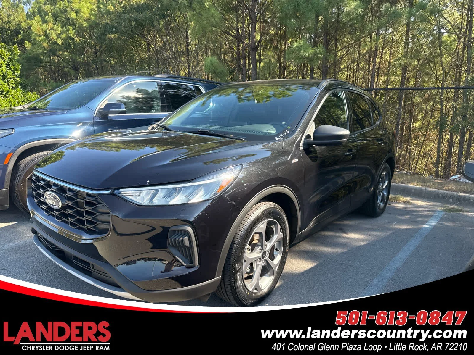 Used 2025 Agate Black Metallic Ford ST-Line image 1