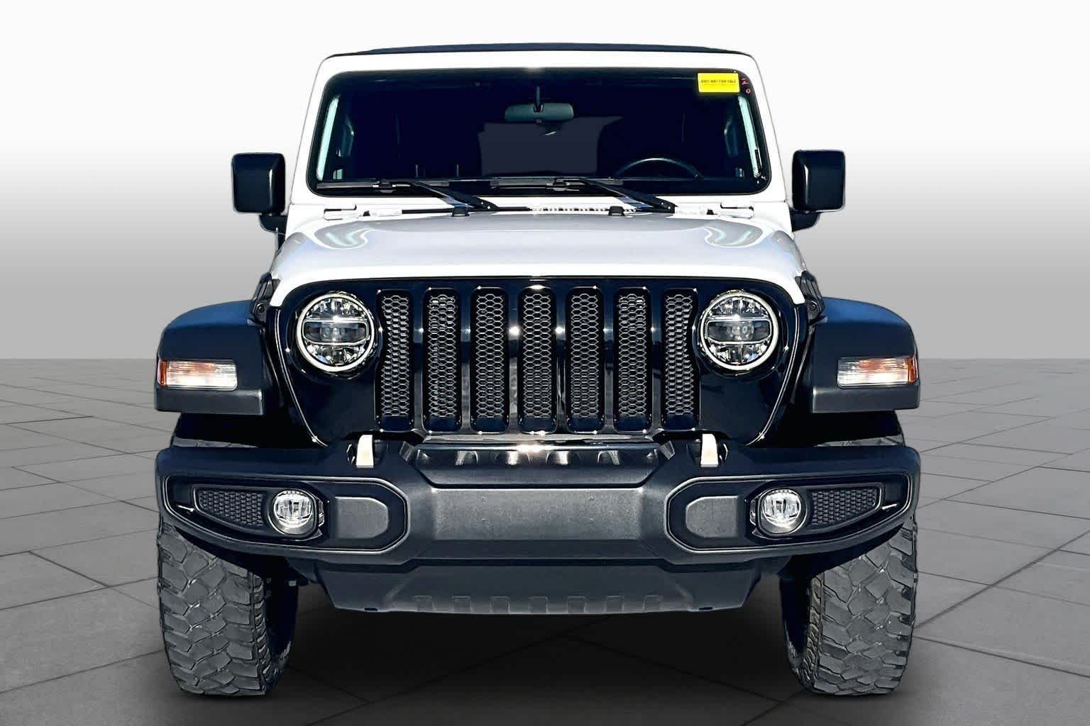 Used 2022 Bright White Clearcoat Jeep Unlimited Willys image 4