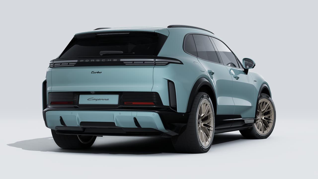 New 2026 Mystic Green Metallic Porsche Turbo Electric image 9