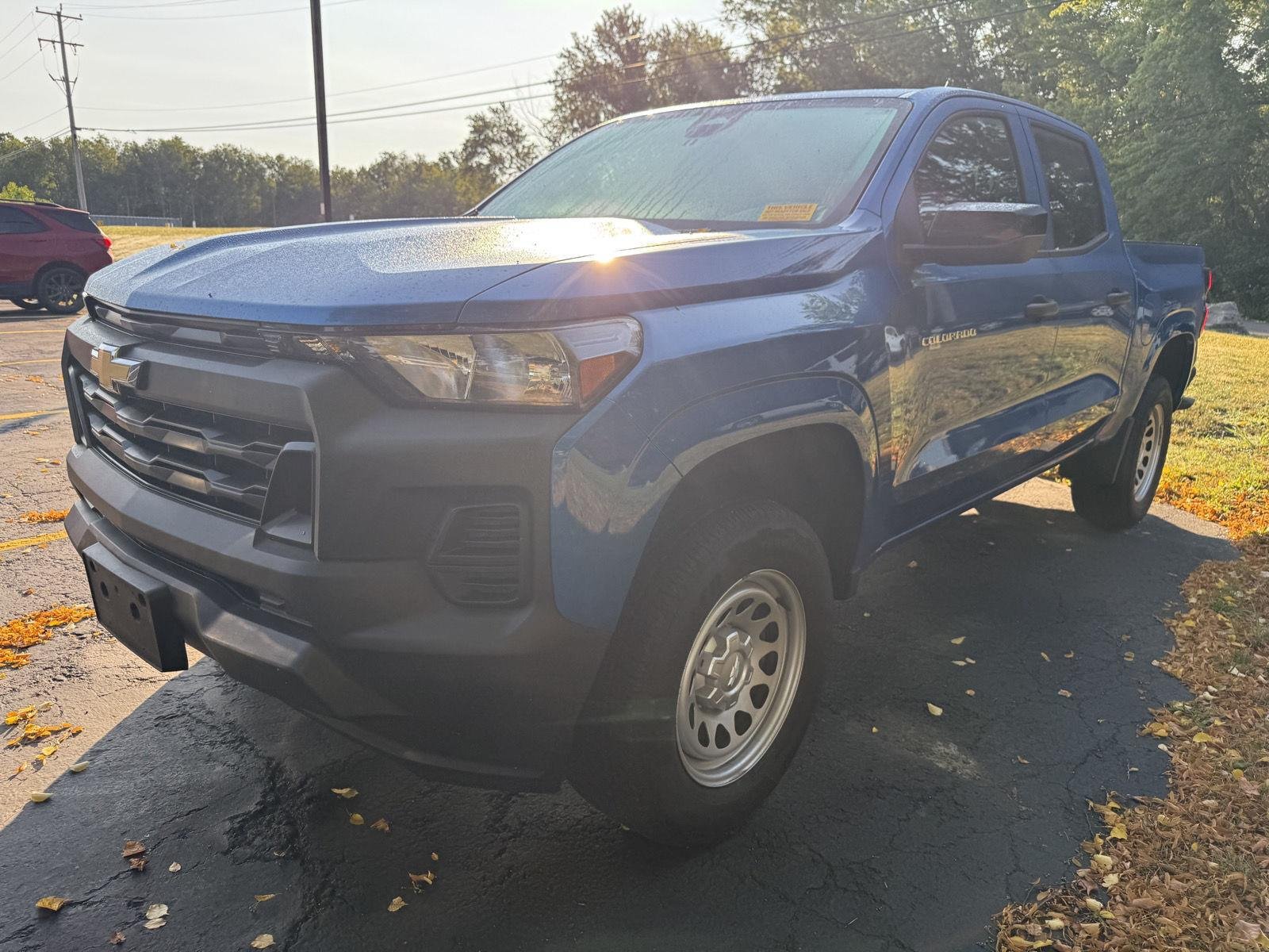 Used 2023 Glacier Blue Metallic Chevrolet 4WD Work Truck image 3