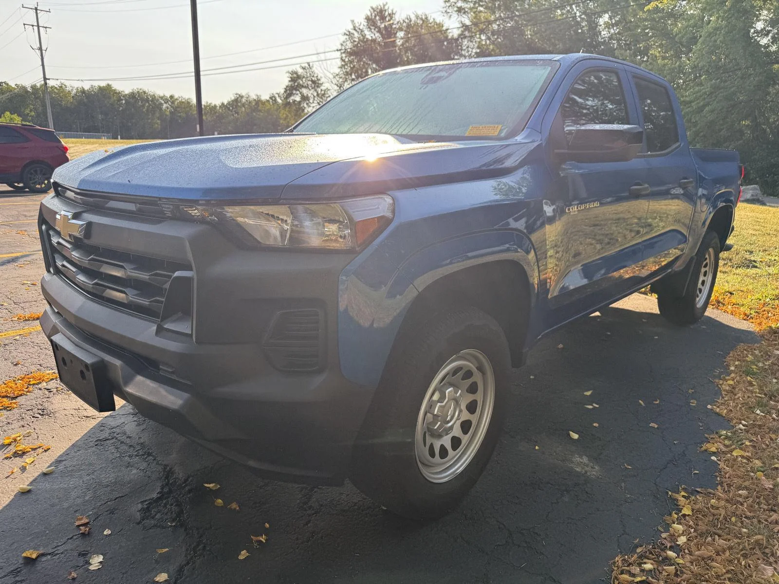 Used 2023 GLACIER BLUE METALLIC Chevrolet 4WD Work Truck image 3