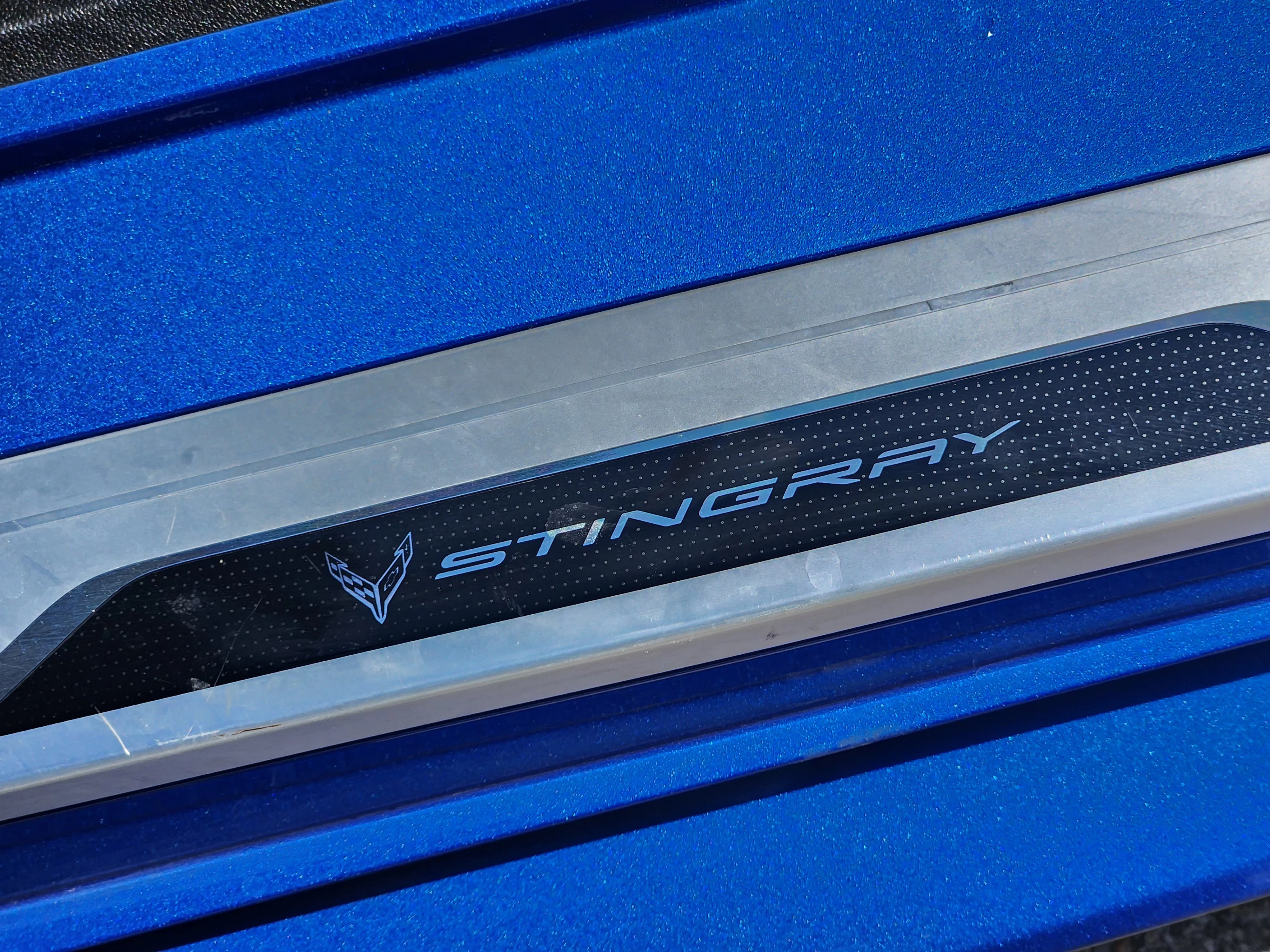 Used 2021 Elkhart Lake Blue Metallic Chevrolet Stingray 2LT image 13