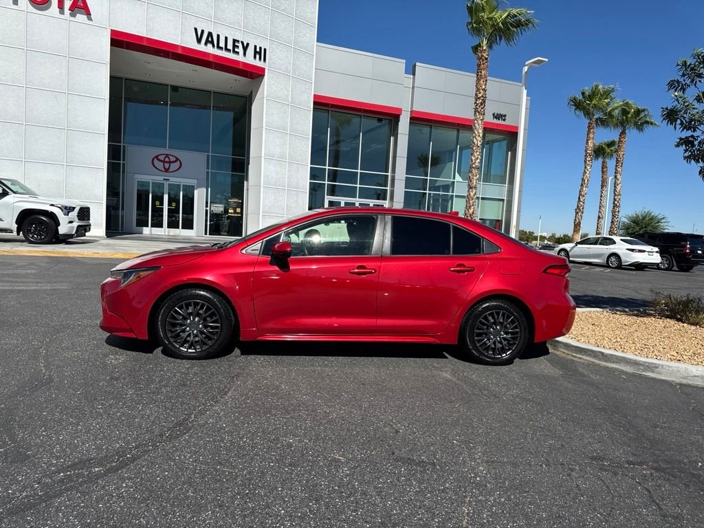 Used 2021 Red Toyota LE image 2