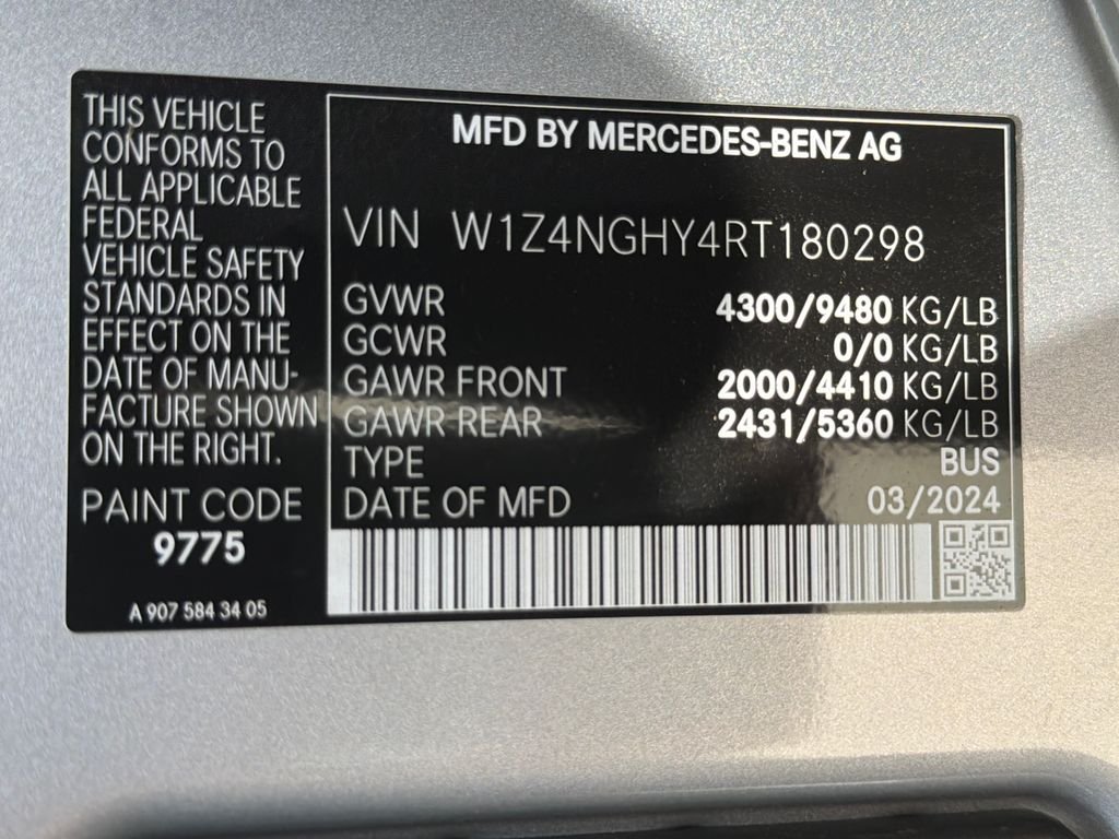 Used 2024 Iridium Silver Mercedes-Benz Passenger 170 WB image 25
