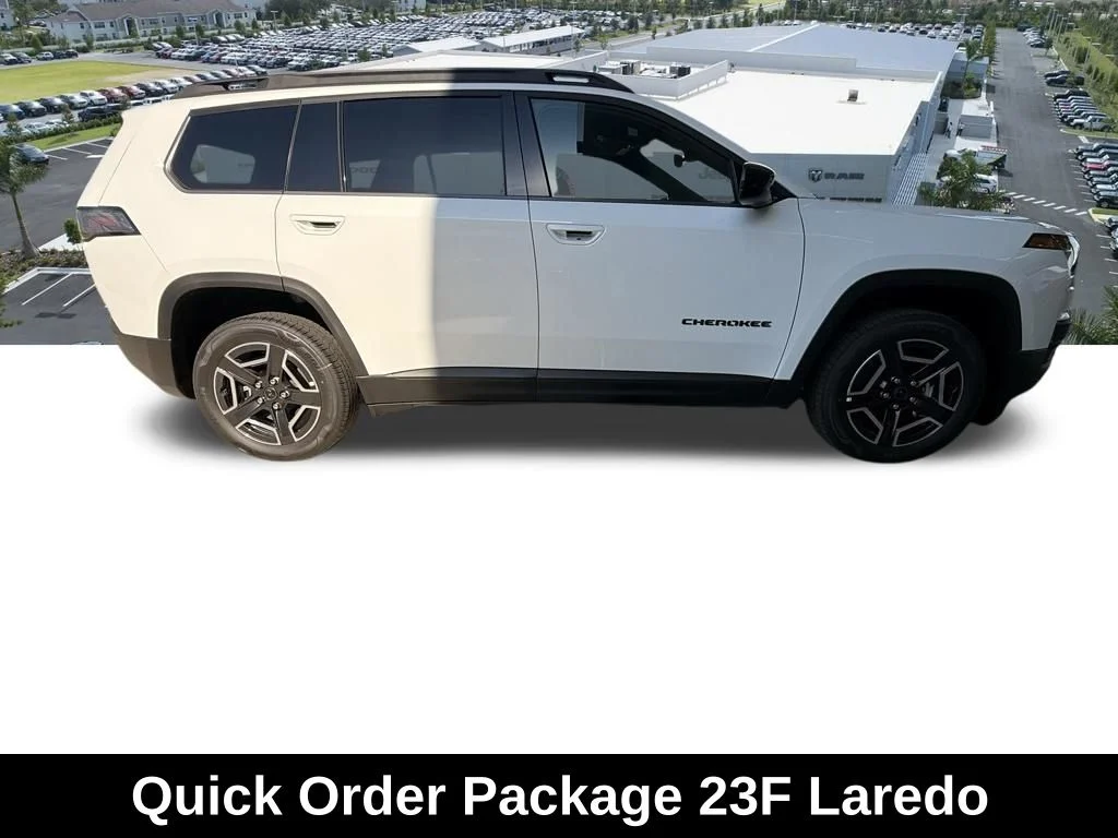 New 2026 Bright White Clear-Coat Exterior Paint Jeep Laredo image 3