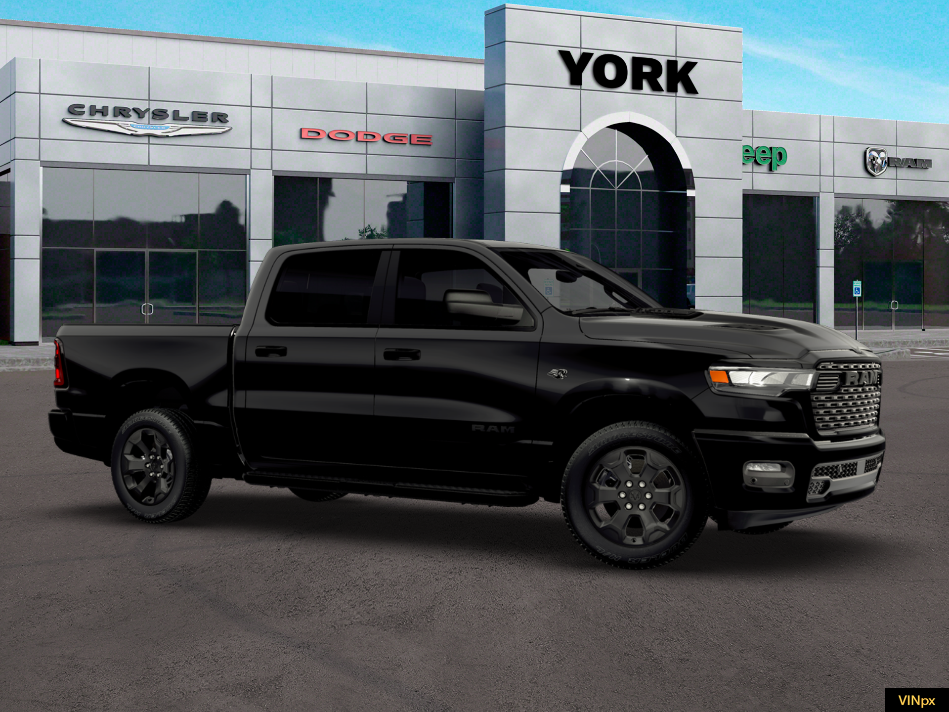 New 2026 Diamond Black Crystal Pearlcoat RAM Express image 10