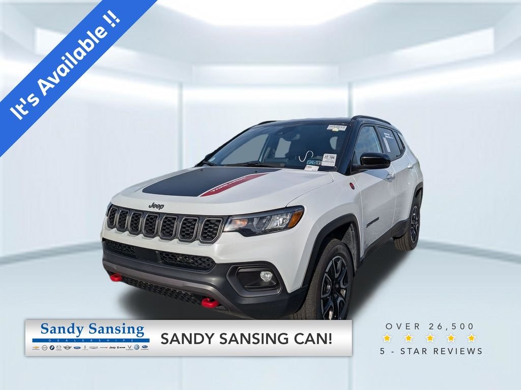 Used 2024 White Jeep Trailhawk image 1