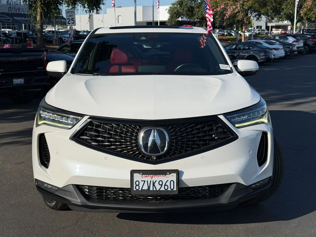 Used 2022 Platinum White Pearl Acura A-Spec Advance Package image 3