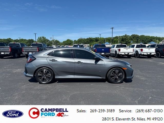 Used 2017 Honda Civic Hatchback EX with VIN SHHFK7H54HU229631 for sale in Niles, MI