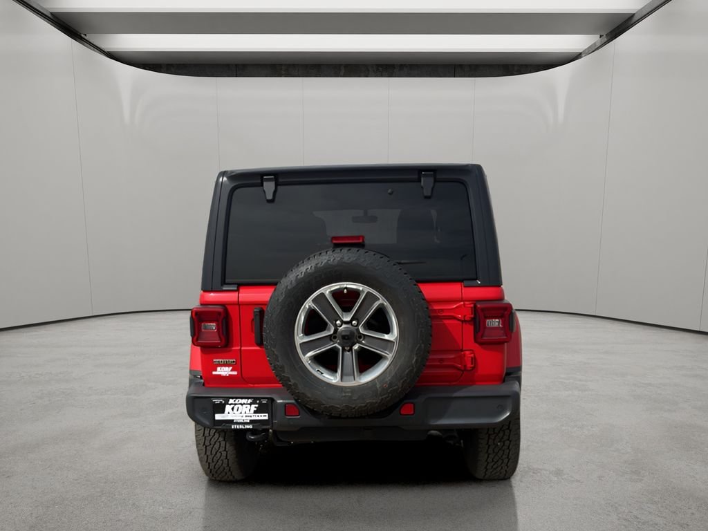 Used 2021 Firecracker Red Clearcoat Jeep Unlimited Sahara image 4