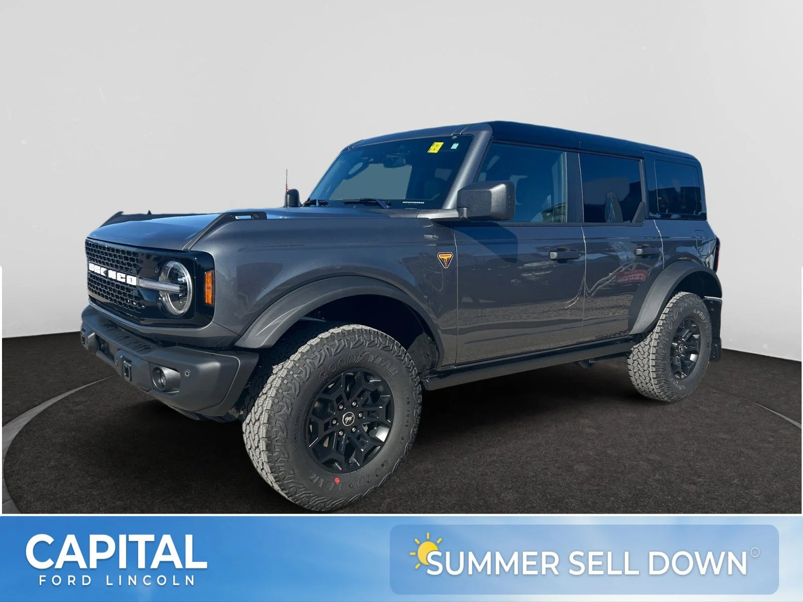 New 2026 Carbonized Grey Metallic Ford Badlands image 1