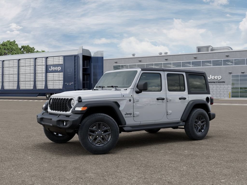 New 2026 Bright White Clear-Coat Exterior Paint Jeep Sport S image 2