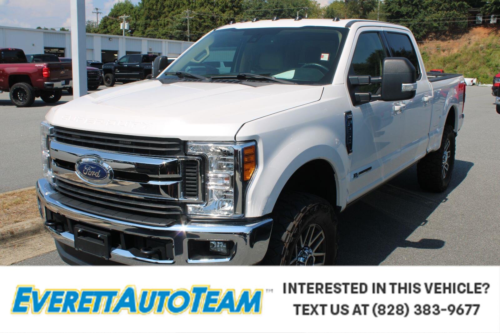 Used 2017 White Platinum Metallic Tri-Coat Ford Lariat image 1
